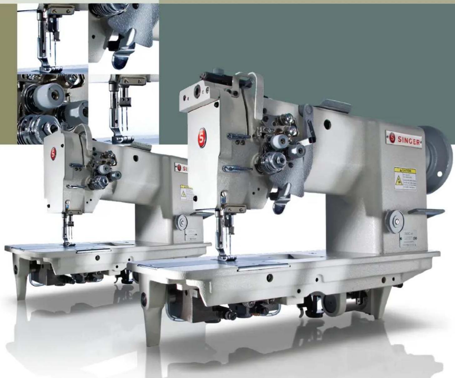 SINGER 253C - Two Needles Straight Lockstitch Sewing Machine - 1