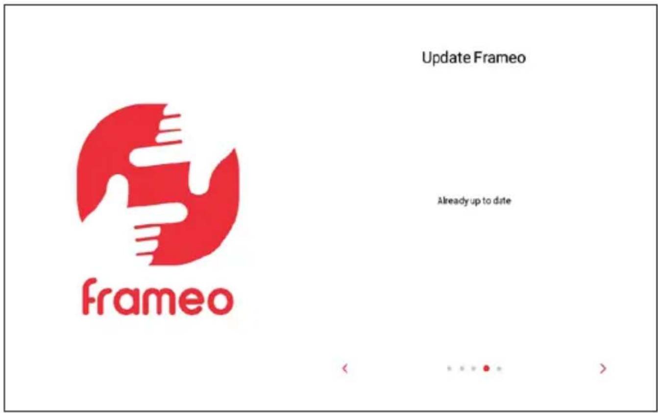 Update Frameo Already up to date < < ... >