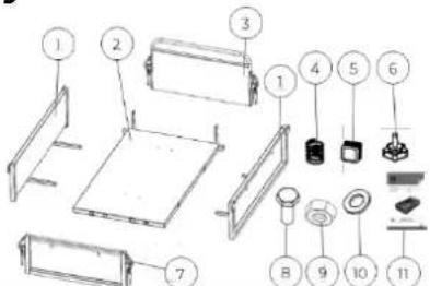 Zipper ED500FW - Lieferumfang / Delivery content - 1