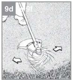 Illustration of a hand using a tool to lift a small mechanical component, with arrows indicating motion (no text or symbols)