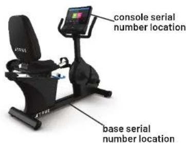 console serial number location base serial number location