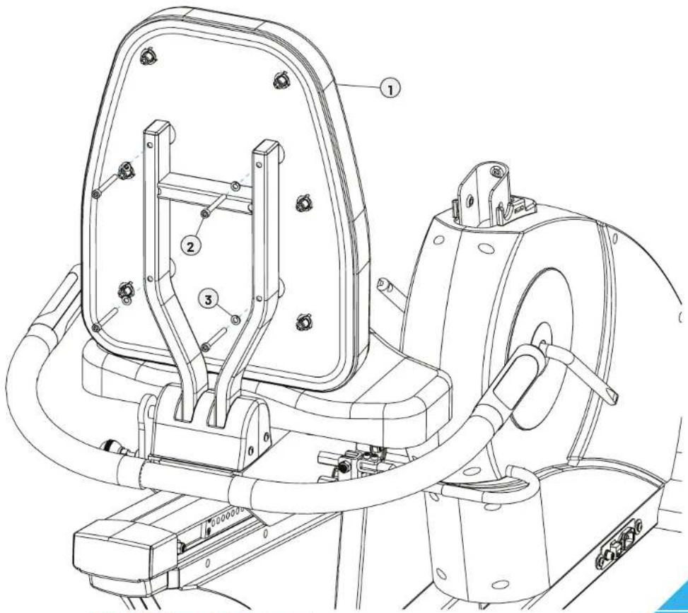 Technical diagram of a mechanical assembly with numbered components, likely for engineering or manufacturing documentation.