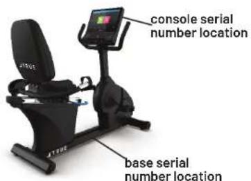 console serial number location base serial number location