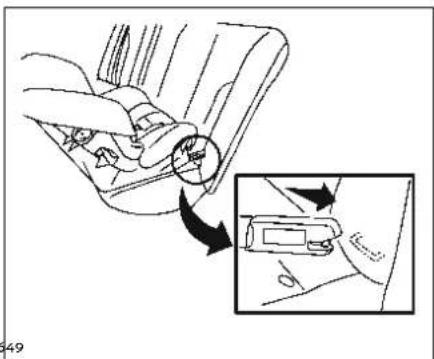 NISSAN Armada (2025) - REAR-FACING CHILD RESTRAINT INSTALLATION USING LATCH - 2