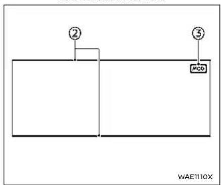 ② ③ MOD WAE1110X