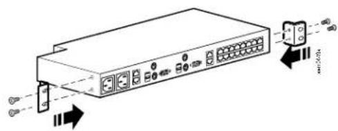 APC KVM1116P - Rack Mounting - Rear - 2