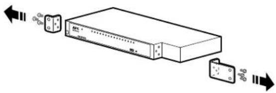 APC KVM1116P - Rack Mounting - Rear - 1
