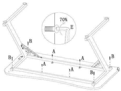 X Rocker Pulsar RGB - PULSAR RGB GAMING DESK - 10