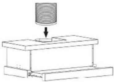 KKT Kolbe TEL350S - Mounting under a wall cabinet - 2