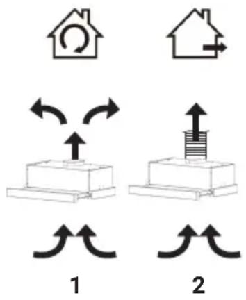 Diagram illustrating two mechanical or electrical component configurations with labeled parts and directional arrows