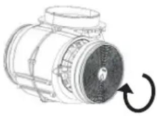 KKT Kolbe FLAT 6006 ED - Disassembling and reinserting the activated carbon filter - 3