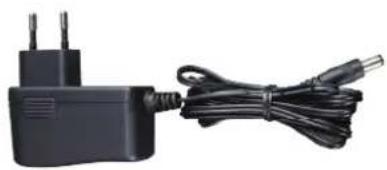 Black electrical adapter with power outlet and cable (no text or symbols visible)