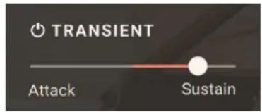TRANSIENT Attack Sustain