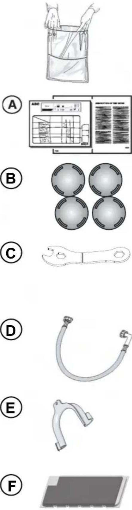 Edy EDWA14901AW - PARTS SUPPLIED - 1