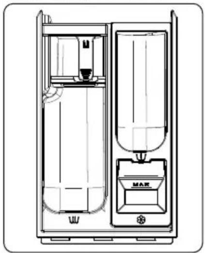 Edy EDWA14702AG - Compartiment pour adoucissant - 1