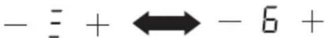 - \(\overline{\Xi} +\leftrightarrow -6+\)