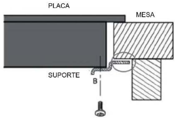 PLACA MESA SUPORTE B