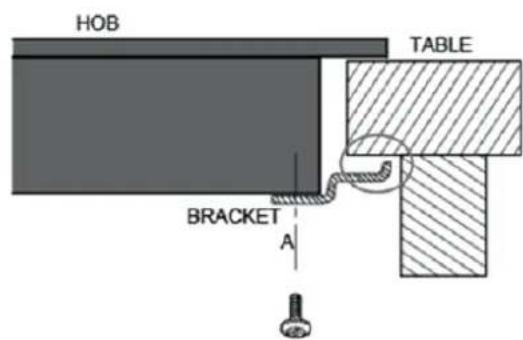 HOB TABLE BRACKET A