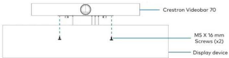Crestron Videobar 70 M5 X 16 mm Screws (x2) Display device