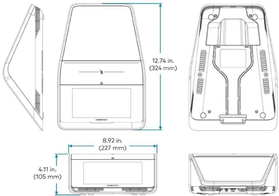 Crestron UC-B70-A-T-I - Tabletop Conferencing Device Specifications - 1