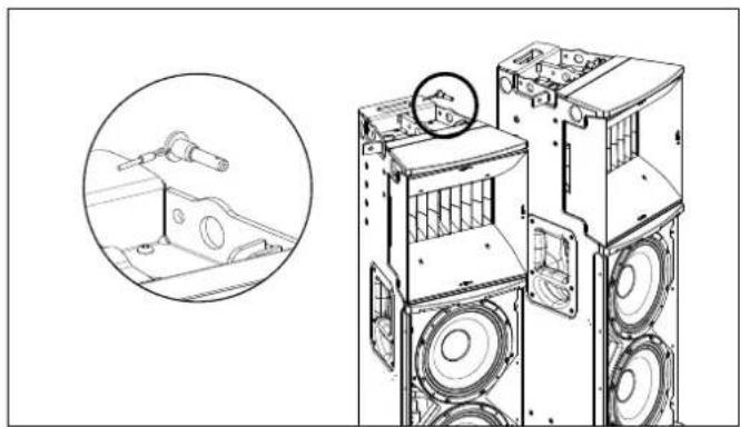 HK AUDIO CONTOUR X CX 210LT - Verbinden des CONTOUR X 210 LT zu einem horizontalen Array - 5