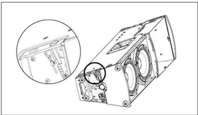 HK AUDIO CONTOUR X CX 210LT - Verbinden des CONTOUR X 210 LT zu einem horizontalen Array - 1
