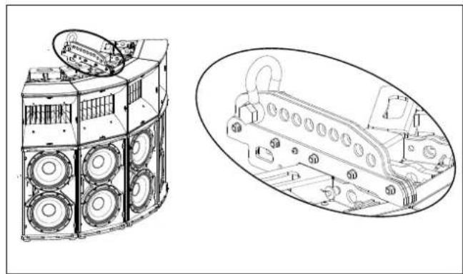 HK AUDIO CXR-210 - Fliegen der CONTOUR X 210 LT im horizontalen Array mit der CXR-210 Flugschiene - 2