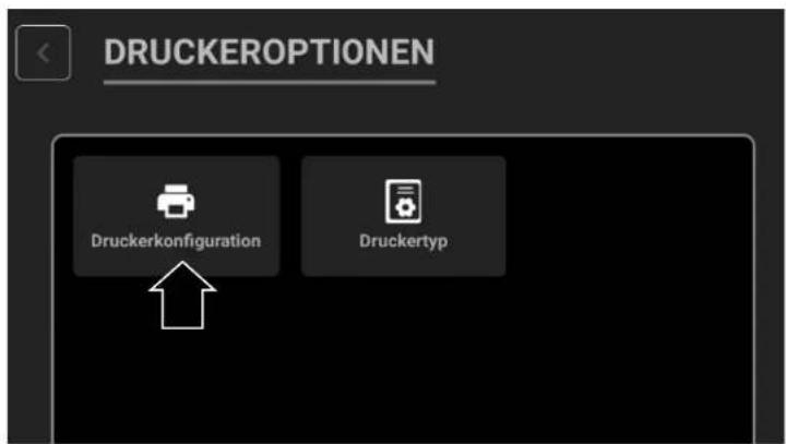 DRUCKEROPTIONEN Druckerkonfiguration Druckertyp