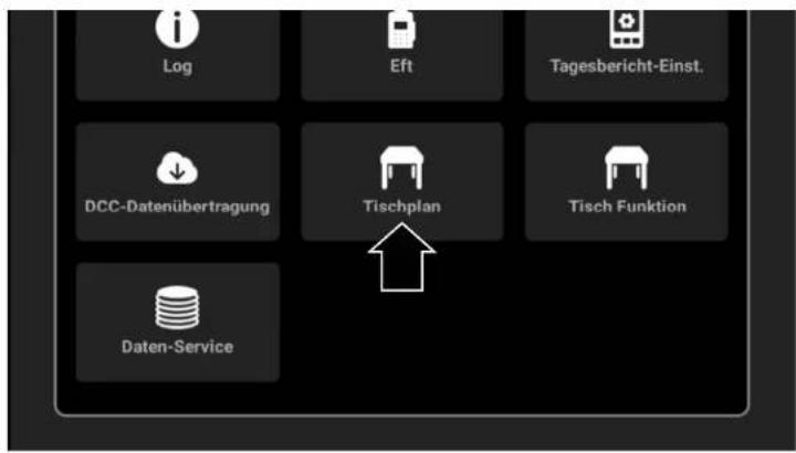 Log Eft Tagesbericht-Einst. DCC-Datenübertragung Tischplan Tisch Funktion Daten-Service
