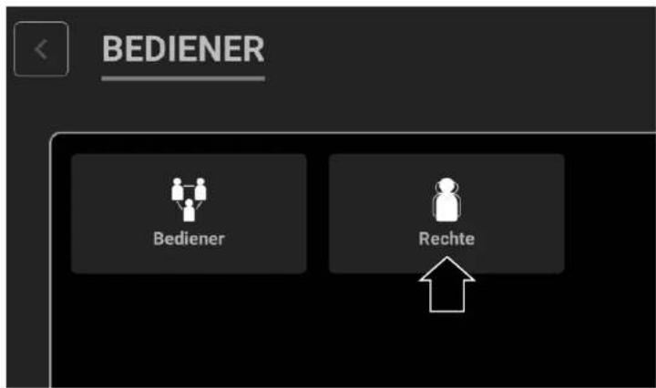BEDIENER Bediener Rechte