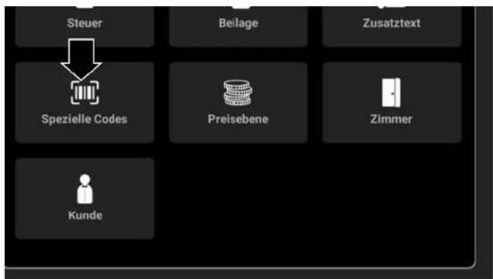 Steuer Beilage Zusatztext Spezielle Codes Preisebene Zimmer Kunde
