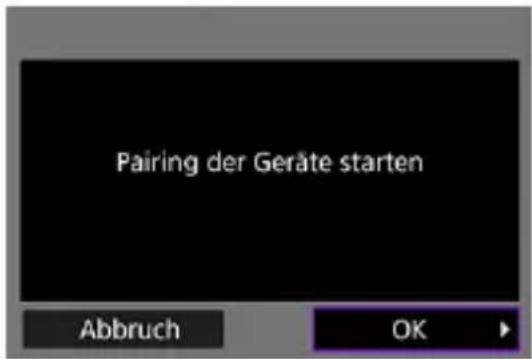 Pairing der Geräte starten Abbruch OK