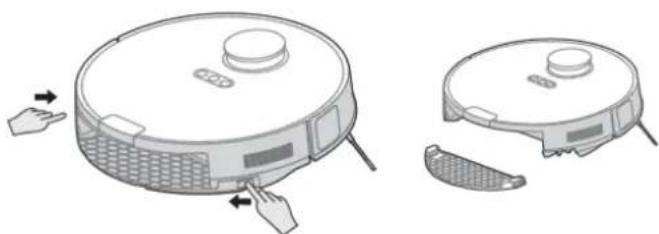 Heinner HRVC-MAI52BK - Cleaning the mop assembly - 1
