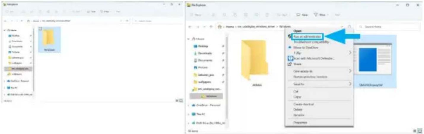 Windows File Options Open Use as administrator Doublehost compatibility Show to CloseDrive 1 Zip Scan with Microsoft Defender... View Core actions to Create previous versions Select for Cut Copy Create desktop Delete Properties Outlook Display/Get