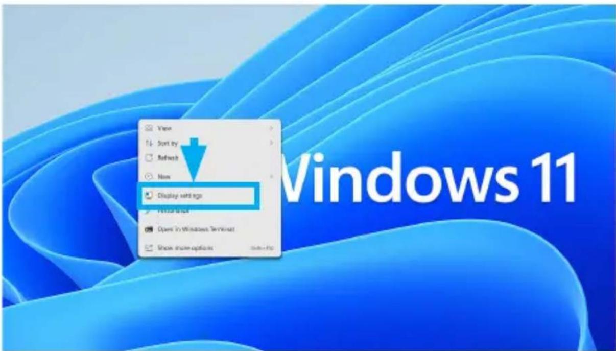 Windows 11 View Sort by Refresh Now Display settings Physical class Open in Windows Terminate Show audio options