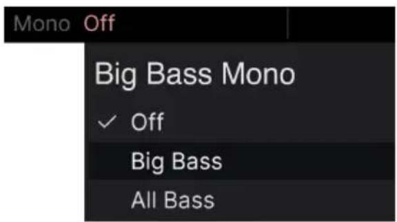 Mono Off Big Bass Mono ✓ Off Big Bass All Bass