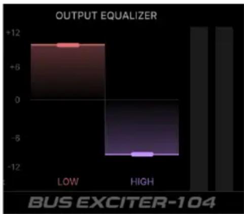 Arturia Bus EXCITER-104 - Output EQ - 1