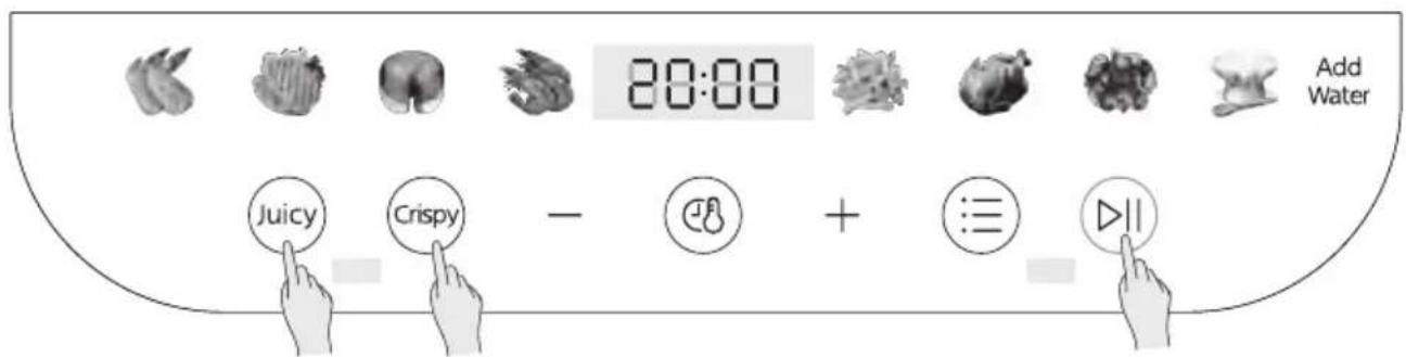 20:00 Add Water Juicy Crispy - 📋 + ⏰ ▶||