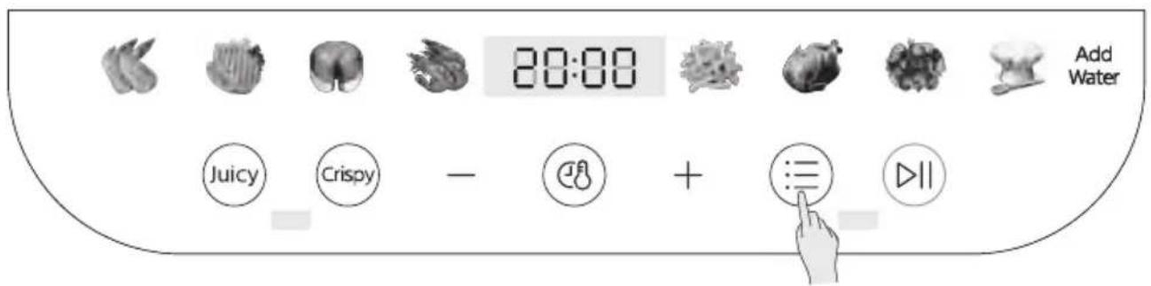 20:00 Juicy Crispy - + =|| Add Water