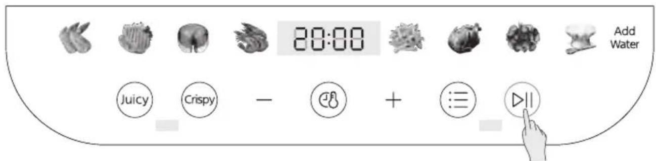 20:00 Juicy Crispy - + 3 DII Add Water
