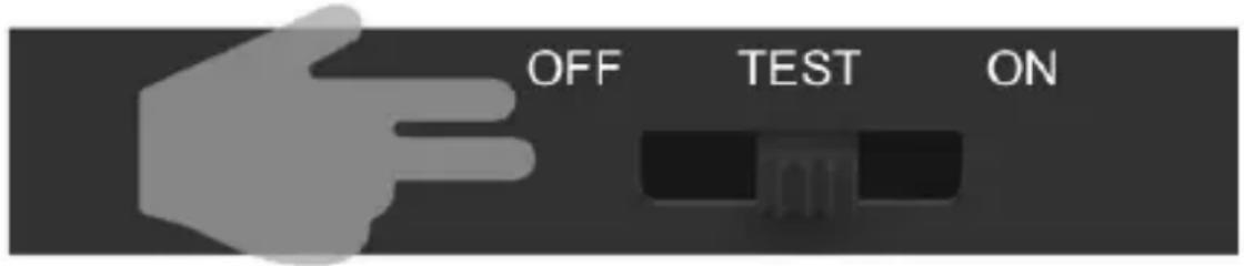 OFF TEST ON