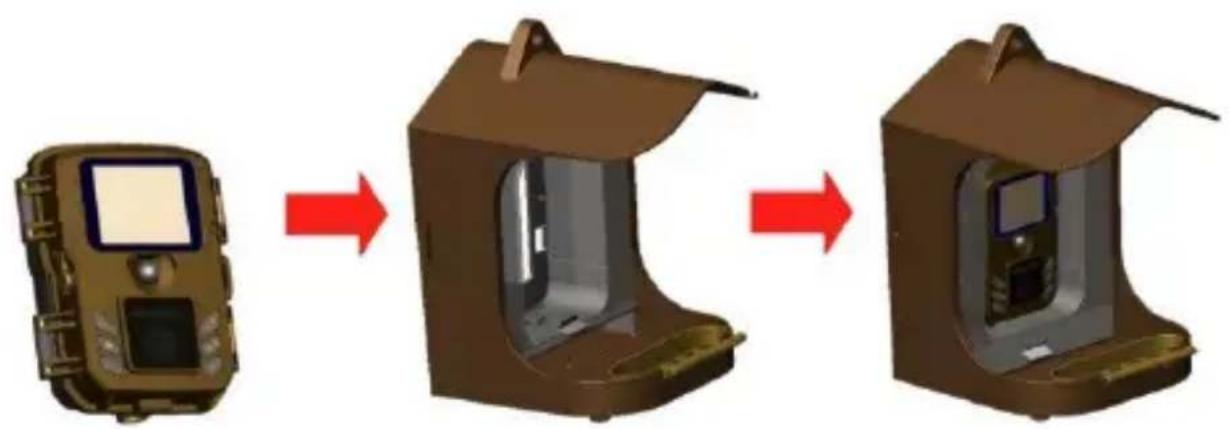 Evolveo StrongVision BirdFeeder - A kamera behelyezése - 1