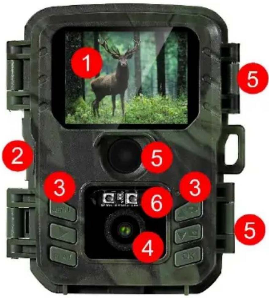 Evolveo StrongVision BirdFeeder - Descrierea dispozitivului - 1