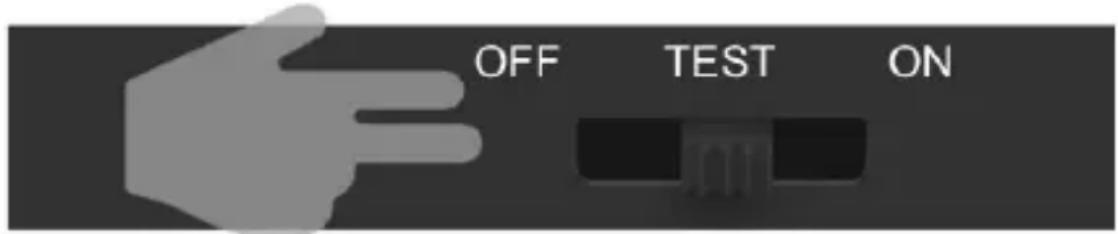 OFF TEST ON