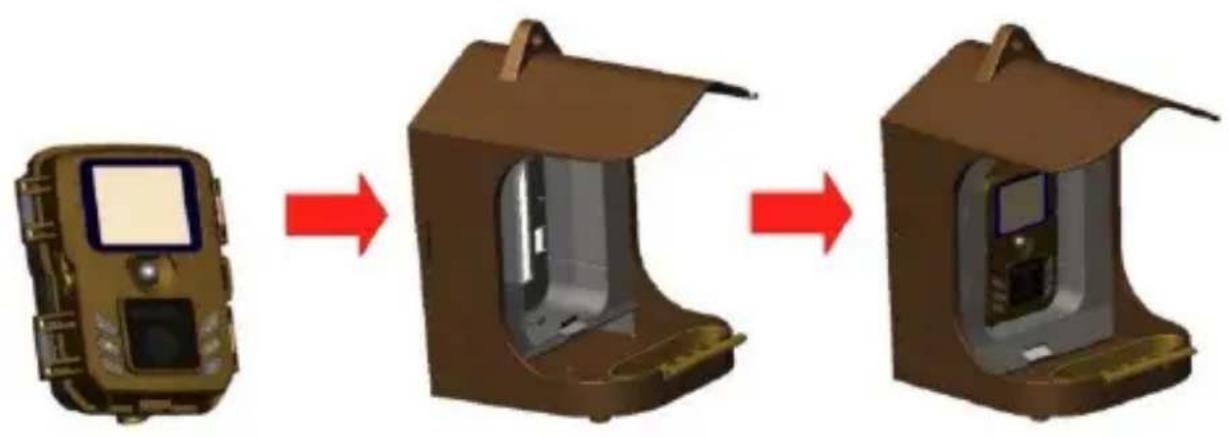 Evolveo StrongVision BirdFeeder - Inserting the Camera - 1