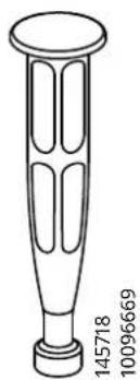 Technical line drawing of a mechanical component with flanges and a base (no text or symbols)
