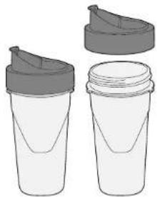 OSTER Pro BLSTEPH-BT0-000 - Blend-N-Go® Smoothie Cup Accessory (Select Models Only) - 4