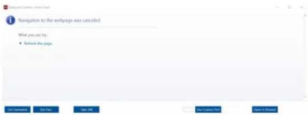 Browse Caption Wizard Help Navigation to the webpage was canceled What you can try: ■ Remove the page. Get Summary Get New Take Help Use Custom Print Open & Save