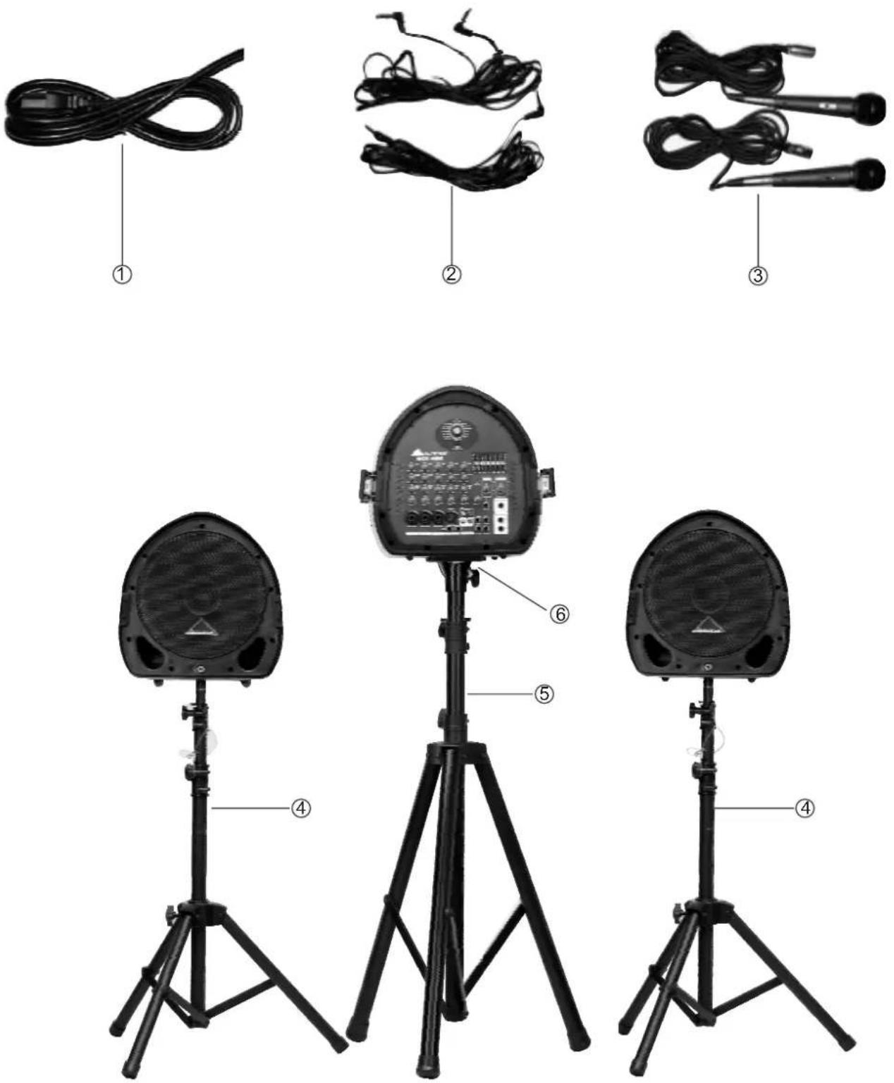 ALTO OEX-400 - Accessory List: - 1