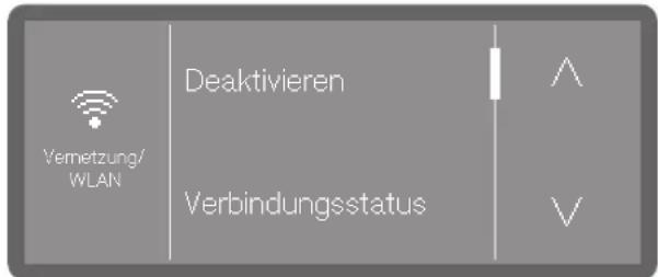 Vernetzung/ WLAN Deaktivieren Verbindungsstatus